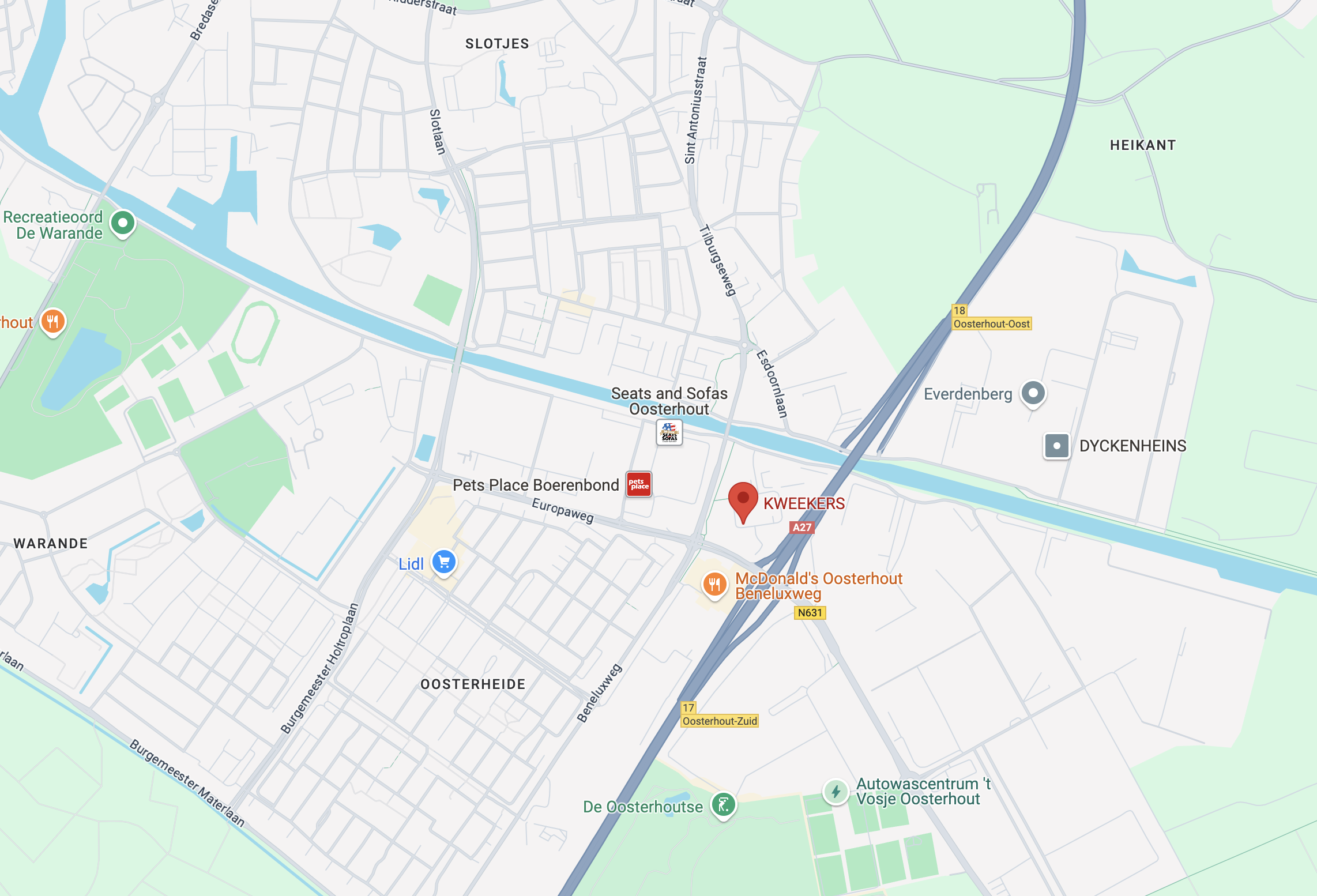 Locatie KWEEKERS